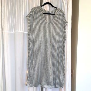 Tart White and Cream/White Print Dress 4x